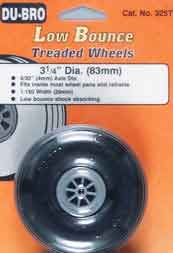 Roda 3,25 = 3 1/4" = 83mm borracha Dubr 325T uma